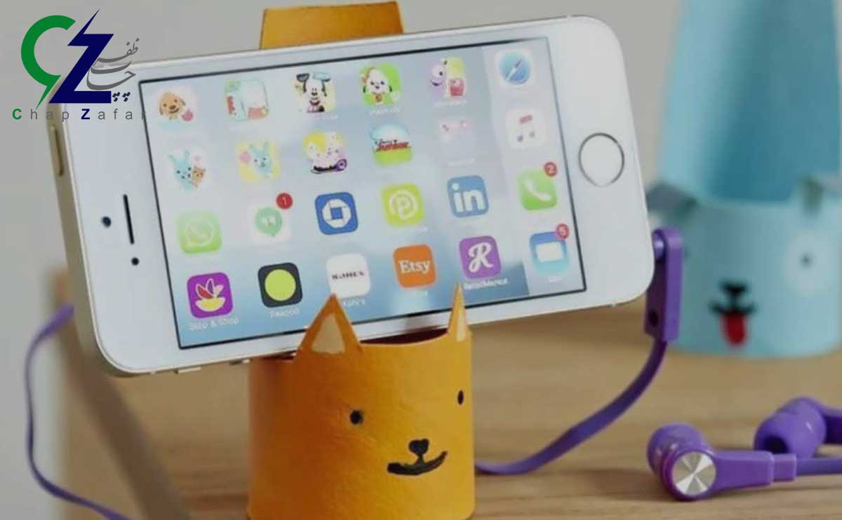 استند موبایل با طرح دلخواه