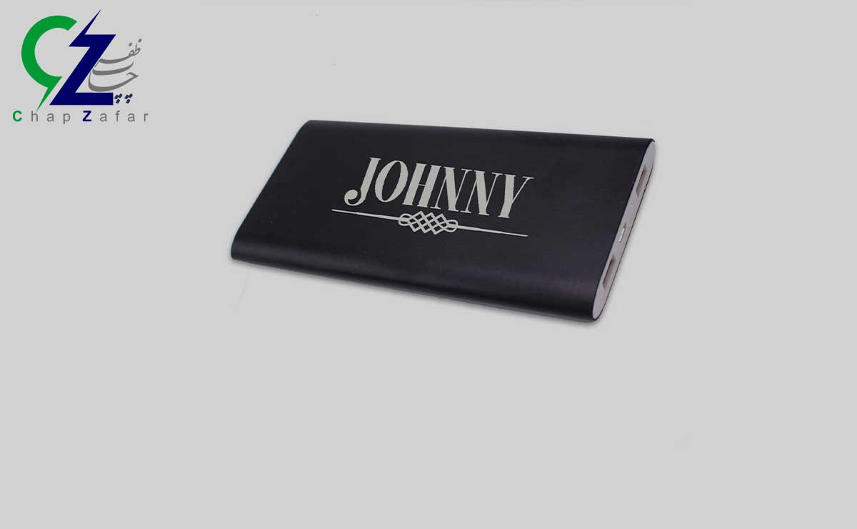 چاپ و حک متن روی پاور بانک