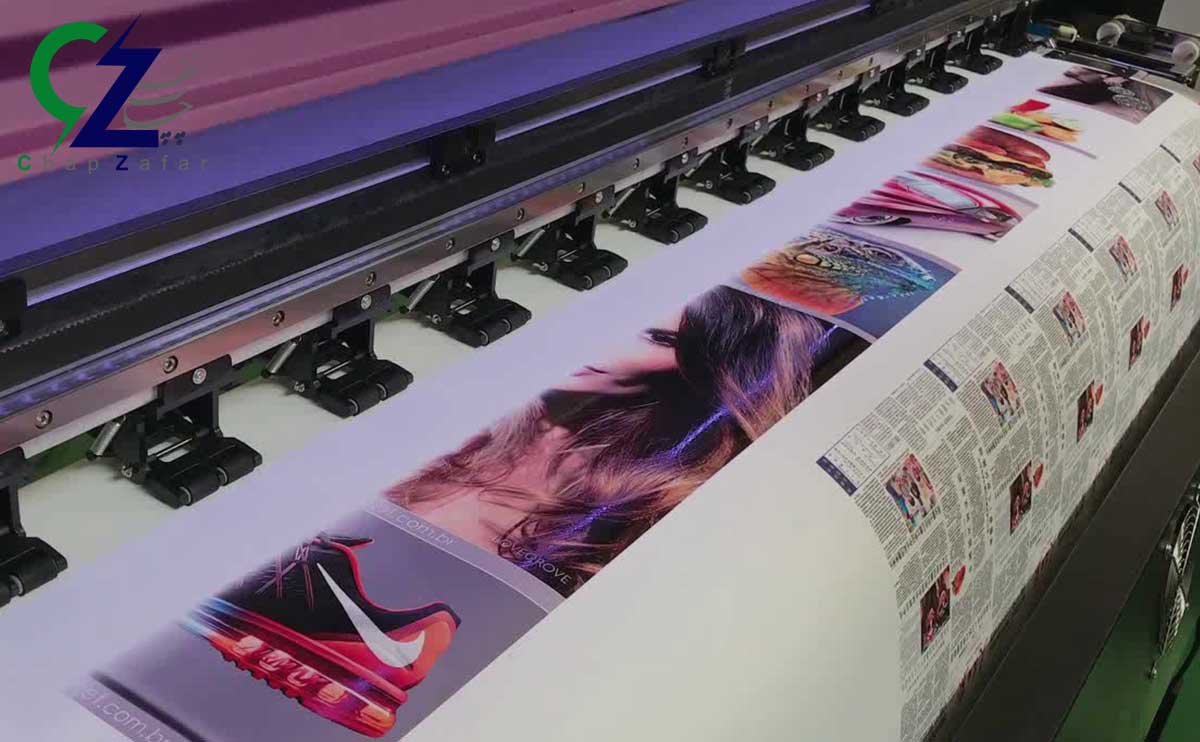 چاپ استیکر شیشه ای