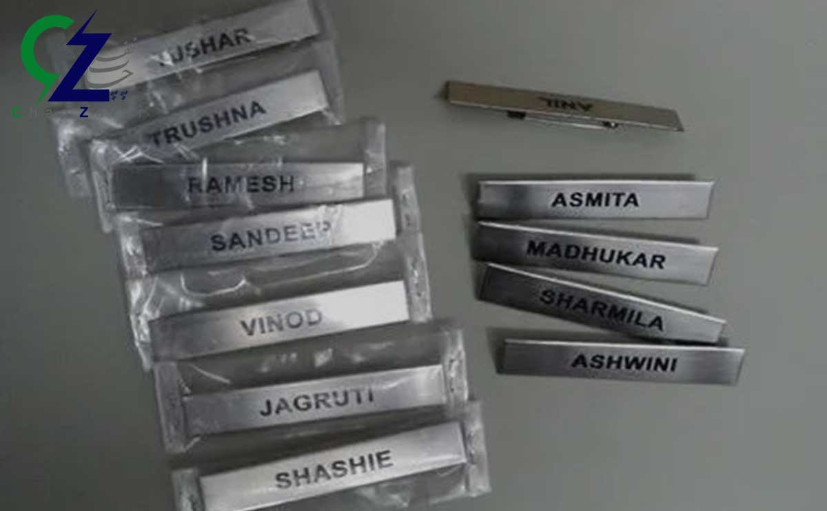 چاپ بج سینه نقره ای و طلایی