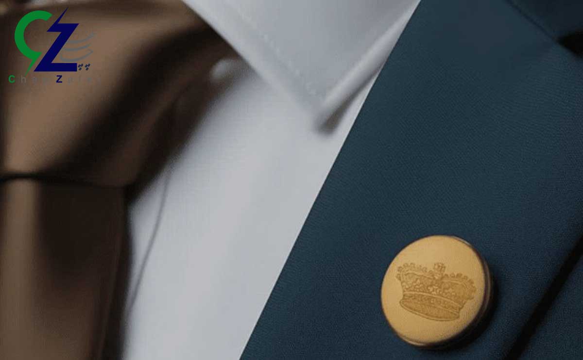 چاپ بج کت یقه مردانه